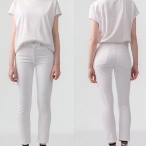 Agolde Jamie in White